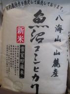 【新米】　八海山 山麓産　魚沼コシヒカリ　2kg
