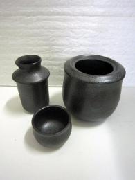 美味しい燗酒(前割り燗)を自宅で気軽に!「酒燗器(湯煎)セット　8勺用(約130ml)」